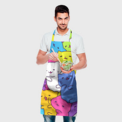 Фартук кулинарный МИЛЫЕ КОТЯТКИ, цвет: 3D-принт — фото 2