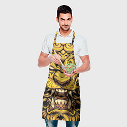 Фартук кулинарный Тигровая маска Ханья, цвет: 3D-принт — фото 2