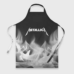 Фартук кулинарный METALLICA МЕТАЛЛИКА, цвет: 3D-принт