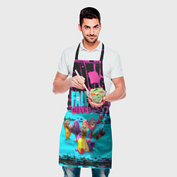 Фартук кулинарный Fall Guys, цвет: 3D-принт — фото 2