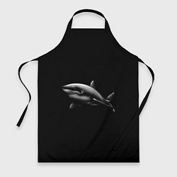 Фартук кулинарный Акула, цвет: 3D-принт