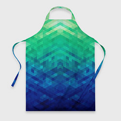 Фартук Неоновые ромбы