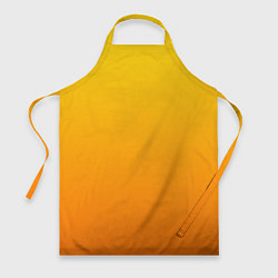 Фартук кулинарный Оранжевый градиент, цвет: 3D-принт