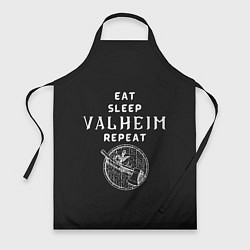 Фартук Eat Sleep Valheim Repeat