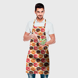 Фартук кулинарный Пончики, цвет: 3D-принт — фото 2