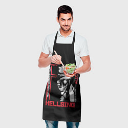 Фартук кулинарный Hellsing, цвет: 3D-принт — фото 2
