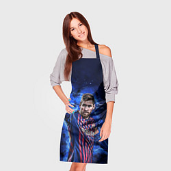Фартук кулинарный Lionel Messi Barcelona 10, цвет: 3D-принт — фото 2
