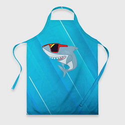 Фартук кулинарный Акула в очках, цвет: 3D-принт