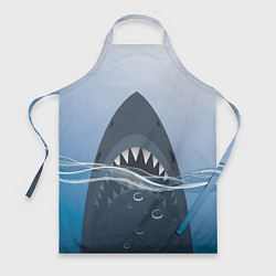 Фартук кулинарный Акула под водой, цвет: 3D-принт