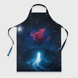 Фартук кулинарный Душа идущая в космос Soul space Z, цвет: 3D-принт