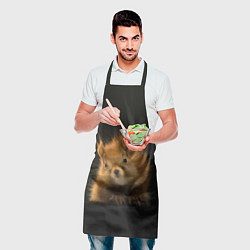 Фартук кулинарный Лесная белочка, цвет: 3D-принт — фото 2