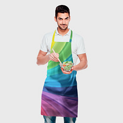 Фартук кулинарный Радуга, цвет: 3D-принт — фото 2