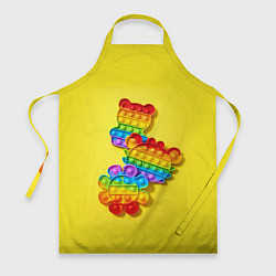 Фартук кулинарный АНТИСТРЕСС ПОП ИТ POP IT, цвет: 3D-принт