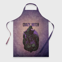 Фартук кулинарный Crazy Witch, цвет: 3D-принт