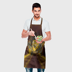 Фартук кулинарный Золотой тигр 2022, цвет: 3D-принт — фото 2