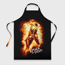 Фартук кулинарный Женская Особь Атака титанов, цвет: 3D-принт