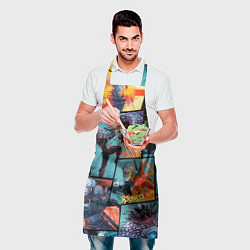 Фартук кулинарный Ведьмак The Witcher комикс, цвет: 3D-принт — фото 2