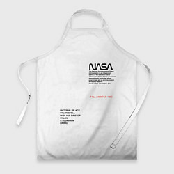 Фартук кулинарный NASA БЕЛАЯ ФОРМА, цвет: 3D-принт