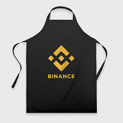 Фартук кулинарный БИНАНС ЛОГО CARBON BINANCE LOGO, цвет: 3D-принт