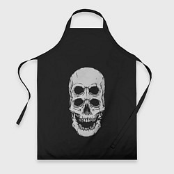 Фартук кулинарный Terrible Skull, цвет: 3D-принт