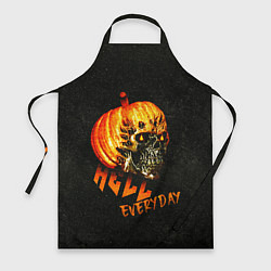 Фартук Helloween череп тыква scull pumkin