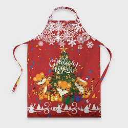 Фартук Тигрята и ёлка