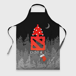 Фартук кулинарный Dota 2- С Новым годом!, цвет: 3D-принт