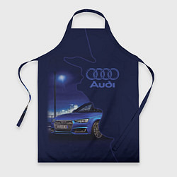 Фартук кулинарный AUDI лого, цвет: 3D-принт