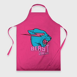 Фартук кулинарный Mr Beast Gaming Full Print Pink edition, цвет: 3D-принт
