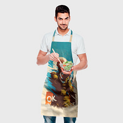 Фартук кулинарный One Punch-Man Эпичный Сайтама, цвет: 3D-принт — фото 2
