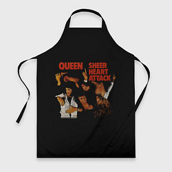 Фартук кулинарный Sheer Heart Attack - Queen, цвет: 3D-принт