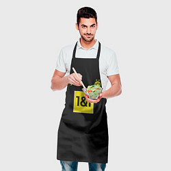 Фартук кулинарный Haaland 9 - Borussia Dortmund, цвет: 3D-принт — фото 2