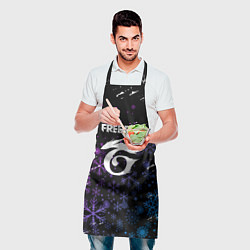 Фартук кулинарный Free Fire новогодний, цвет: 3D-принт — фото 2