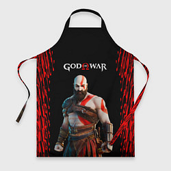 Фартук God of War красные разводы