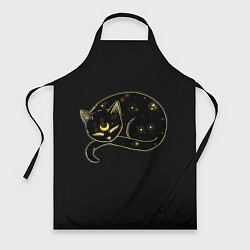 Фартук кулинарный Космический Кот Целестиал, цвет: 3D-принт