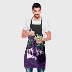Фартук кулинарный Шигео и Ямочки - Моб Психо 100, цвет: 3D-принт — фото 2