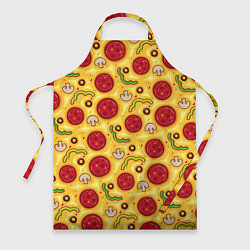 Фартук кулинарный Pizza salami, цвет: 3D-принт