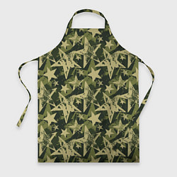 Фартук кулинарный Star camouflage, цвет: 3D-принт