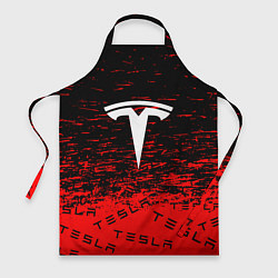 Фартук Tesla sport red