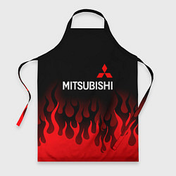 Фартук кулинарный Mitsubishi Огонь, цвет: 3D-принт