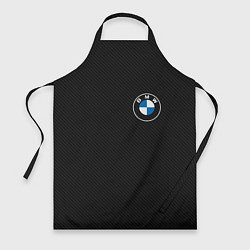 Фартук кулинарный BMW LOGO CARBON ЧЕРНЫЙ КАРБОН, цвет: 3D-принт