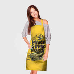 Фартук кулинарный Make Some Noise музыка, цвет: 3D-принт — фото 2