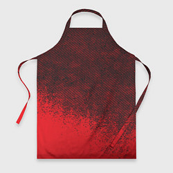Фартук кулинарный RED GRUNGE SPORT GRUNGE, цвет: 3D-принт