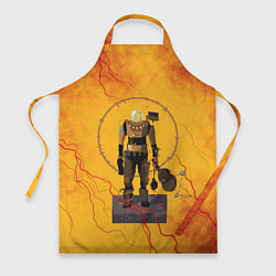 Фартук кулинарный Командо с гитарой, цвет: 3D-принт