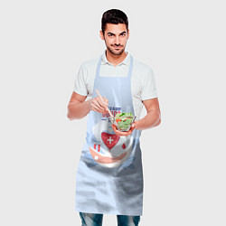 Фартук кулинарный Помощь, цвет: 3D-принт — фото 2