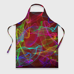 Фартук кулинарный Color neon pattern Vanguard, цвет: 3D-принт