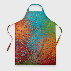 Фартук кулинарный Капли на стекле Vanguard pattern, цвет: 3D-принт