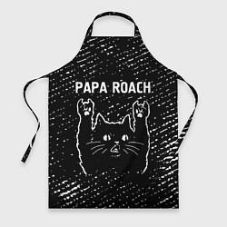 Фартук кулинарный Papa Roach Rock Cat, цвет: 3D-принт