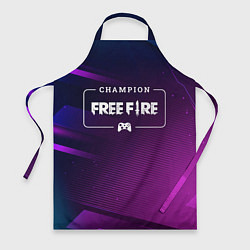 Фартук Free Fire Gaming Champion: рамка с лого и джойстик