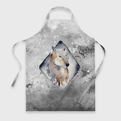 Фартук кулинарный Снежный волк 3D, цвет: 3D-принт